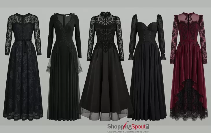 Attractive Goth Dresses for Halloween